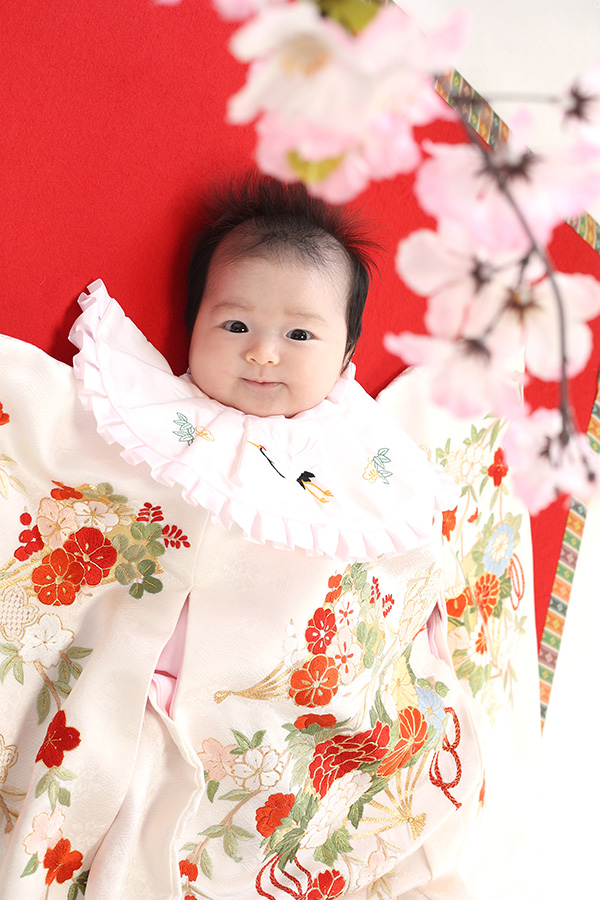 お宮詣りの写真