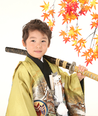 五歳着物姿
